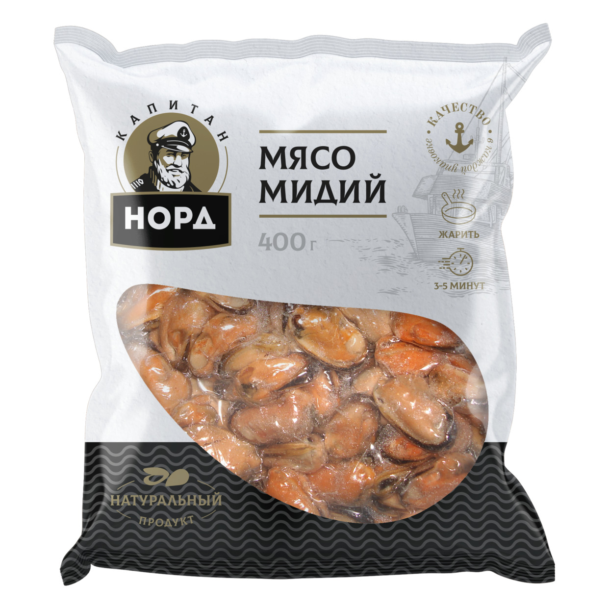 Мясо мидий Норд 400